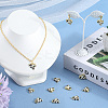 12Pcs Alloy Enamel Pendants ENAM-SC0006-59-3