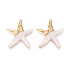 304 Stainless Steel and Resin Pendants STAS-T068-95G-1