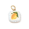 Printed 304 Stainless Steel Pendants STAS-A131-10C-G-1
