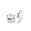 Brass Micro Pave Clear Cubic Zirconia Beads KK-K300-02C-S-1