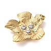 316 Stainless Steel Rhinestone Pendants STAS-K258-39F-G-2