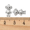 Brass Micro Pave Cubic Zirconia Pendants KK-H460-02P-3