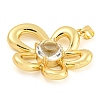 Rack Plating Brass Pendants ZIRC-L100-152G-3