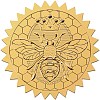 34 Sheets Self Adhesive Gold Foil Embossed Stickers DIY-WH0509-069-1