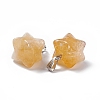 Natural Citrine Pendants G-C002-02G-4