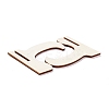 Star Wooden Mini Chalkboard Signs LS-AJEW-M035-08-3