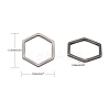 Non-Tarnish 304 Stainless Steel Linking Ring LS-X-STAS-S079-26A-2