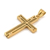 Ion Plating(IP) 304 Stainless Steel Pendants STAS-D110-20G-2