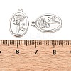 304 Stainless Steel Pendants STAS-I358-12P-01-3
