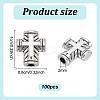 100Pcs Tibetan Style Zinc Alloy Beads FIND-HY0004-28-2