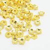 Tibetan Style Alloy Bead Caps TIBEB-EA478Y-G-FF-1
