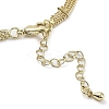 Rack Plating Brass Multi-Strand Necklace Making KK-K364-11G-3