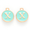 Golden Plated Alloy Enamel Charms LS-ENAM-S118-05X-1