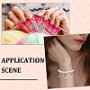 50Pcs Flower Handmade Polymer Clay Pendant Decorations HJEW-SC0001-66-5