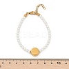 Plastic Imitation Pearl Beads Bracelets for Women BJEW-M056-10G-03-4