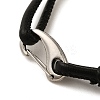 PU Leather Round Cord Multi-strand Bracelets SJEW-K002-07H-3