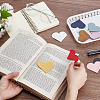 30Pcs 10 Colors PU Leather Heart Corner Protectors AJEW-GA0008-23-3