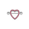 304 and 316 Surgical Stainless Steel Nipple Rings WGB4D52-12-1