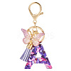 Resin Butterfly Pendant Keychains KEYC-TAC0034-03A-1
