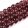 Transparent Glass Beads Strands GLAA-T032-T10mm-19-1