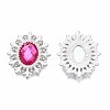 Alloy Cabochons PALLOY-N0151-13-RS-3