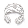 Tarnish Resistant 304 Stainless Steel Finger Rings RJEW-L102-33P-4