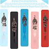 DIY 5Pcs Gemstone Pointed Pendant Making Kits DIY-NB0005-08-4