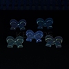 UV Plating Luminous Transparent Acrylic Beads OACR-P010-07D-4