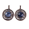 Natural Sodalite Pendants G-Q158-03-10-1