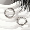 202 Stainless Steel Huggie Hoop Earrings X-EJEW-F111A-16mm-P-1