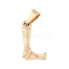 304 Stainless Steel Pendants STAS-F235-01G-L-1