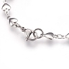 Tarnish Resistant 304 Stainless Steel Link Bracelets BJEW-G596-06P-A-3