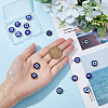 16Pcs 2 Colors Handmade Lampwork Pendants LAMP-HY0001-04-3