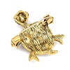 Alloy Rhinestone Lapel Pins for Backpack Clothes JEWB-P058-02A-AB-2