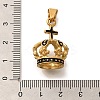 PVD Vacuum Plating 304 Stainless Steel Enamel Pendants STAS-U035-34G-3