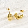 304 Stainless Steel Stud Earrings EJEW-S272-02G-1