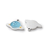 304 Stainless Steel Enamel Charms STAS-M102-22P-06-2