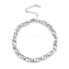 Rack Plating Brass Bracelets for Women BJEW-K244-06A-P-1