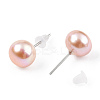 Natural Pearl Stud Earrings PEAR-N020-08B-6