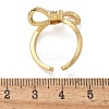 Brass Micro Pave Clear Cubic Zirconia Finger Rings RJEW-C120-27B-G-3