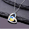 Alloy Enamel with Crystal Rhinestone Pendant Necklaces FS-WG8B9FD-01-2