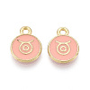 Alloy and Enamel Charms ENAM-T021-28B-1
