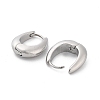 Non-Tarnish 304 Stainless Steel Hoop Earrings EJEW-H115-37P-2