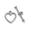 Non-Tarnish 304 Stainless Steel Toggle Clasps STAS-A092-08B-P-1
