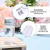 20Pcs 2 Styles Column Glass Screw Top Bead Storage Tubes CON-YW0001-89-4