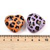 Printed Opaque Acrylic Beads OACR-S077-01A-3