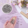 600Pcs 2 Styles CCB Plastic Beads CCB-SP0001-15A-3