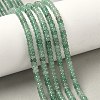 Natural Green Aventurine Beads Strands G-K343-C02-02-2