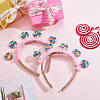 Cloth Lollipop Hair Bands for Women Girl OHAR-WH0021-89B-4