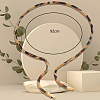 Iron Bendable Flexible Snake Shape Choker Necklaces for Women FS-WGEF5CD-01-3